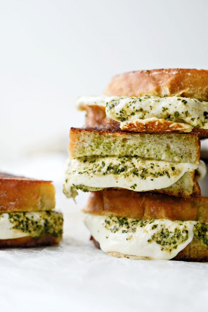 Pesto Mozzarella Grilled Cheese - (aka The Special)