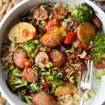 Sheet Pan Andouille Sausage and Vegetables