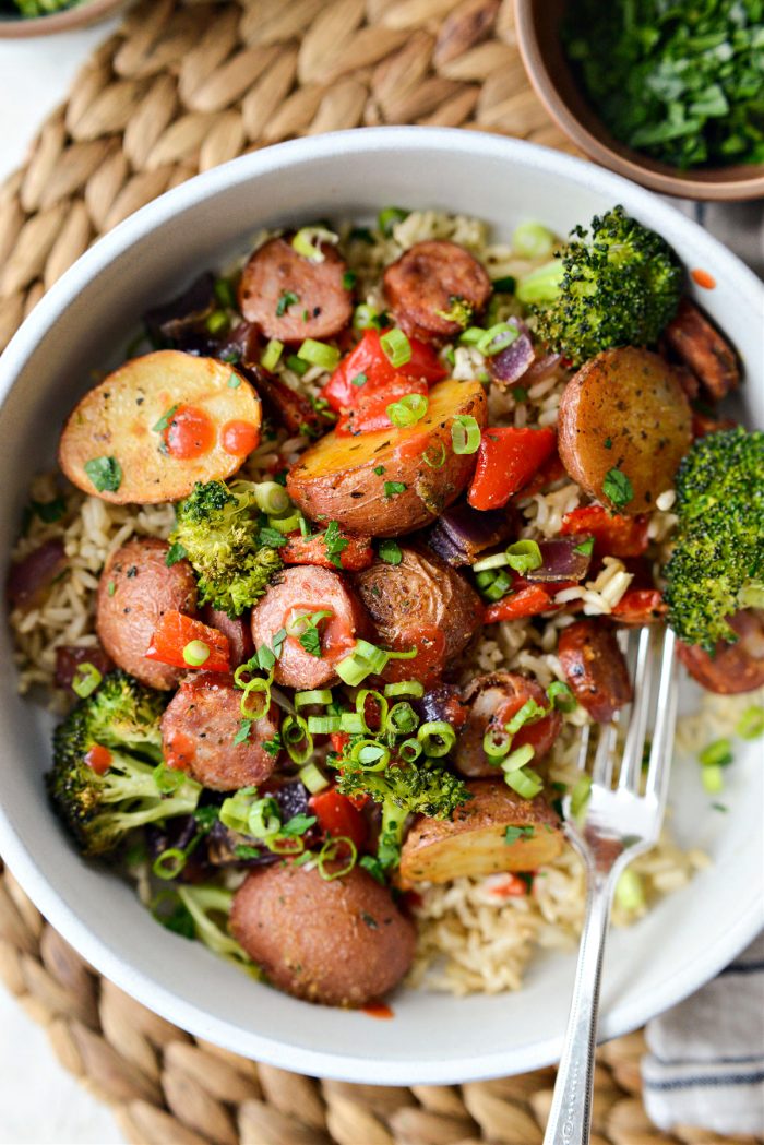 Sheet Pan Andouille Sausage and Vegetables