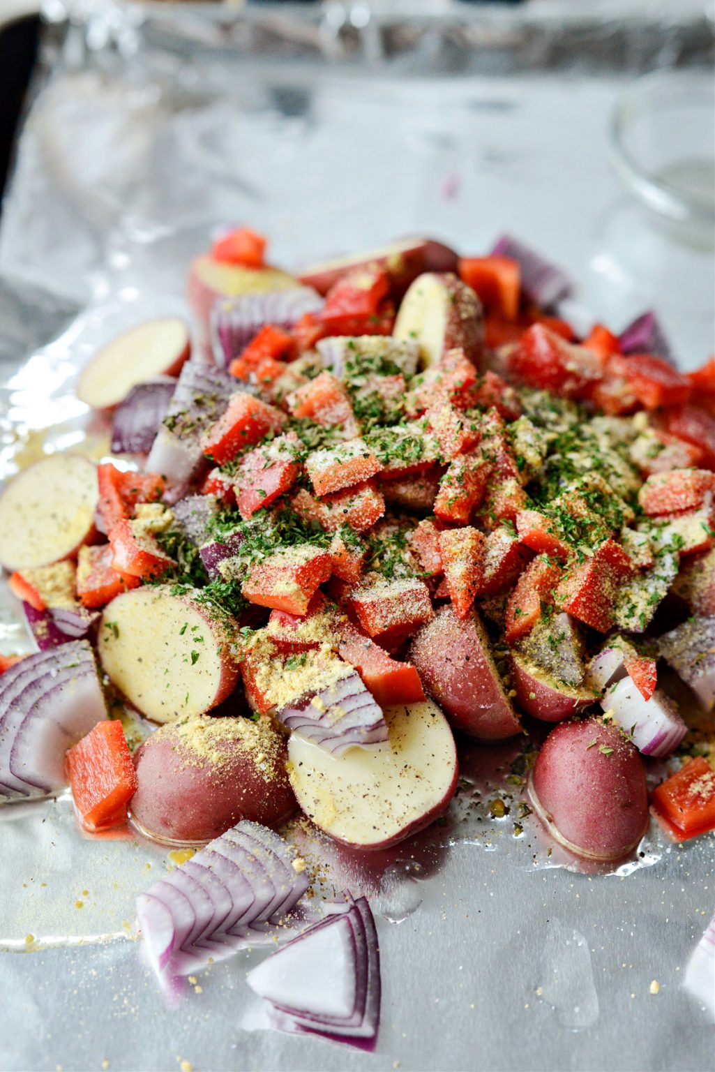 Sheet Pan Andouille Sausage and Vegetables Simply Scratch