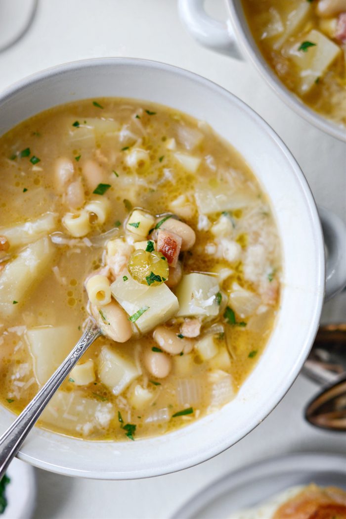 White Pasta e Fagioli