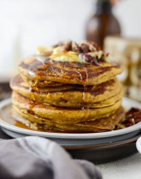 Brown Butter Pumpkin Pancakes