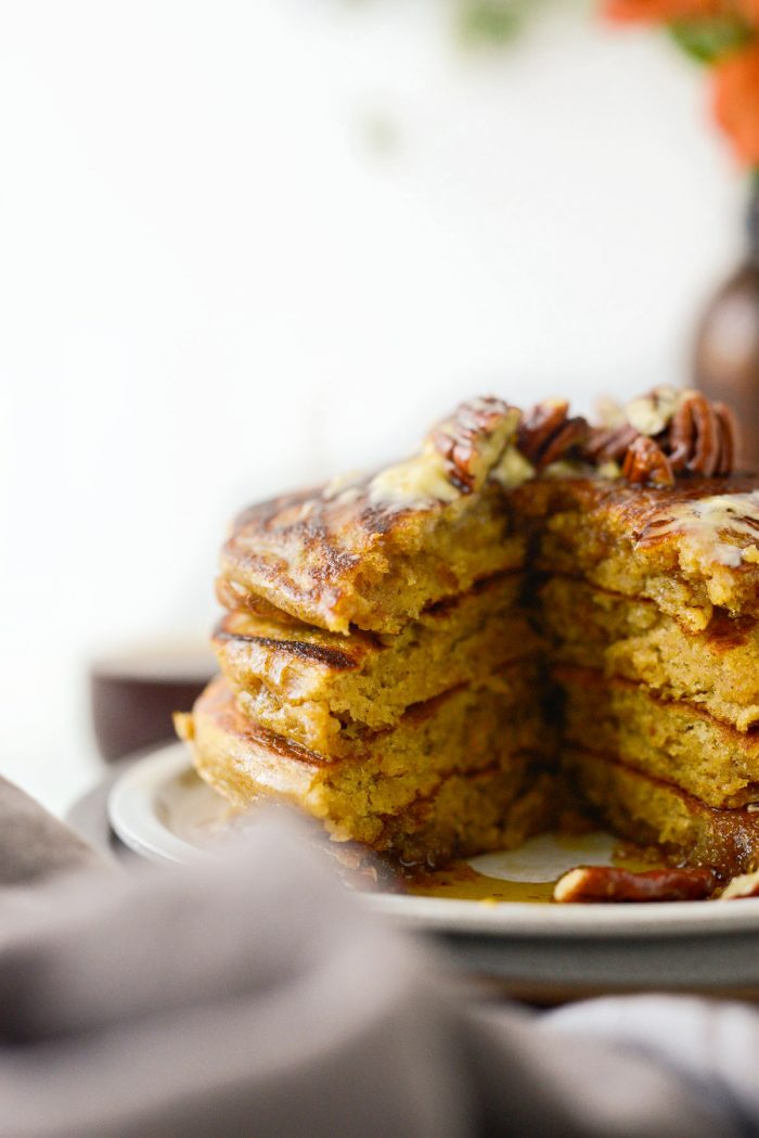 Brown Butter Pumpkin Pancakes