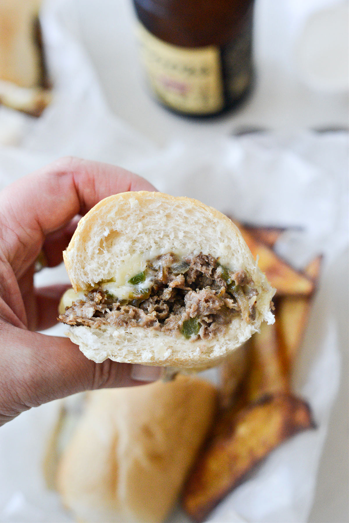 Easy Dinner: Grilled Flank Steak Sandwiches (& White Cheddar Spread!)