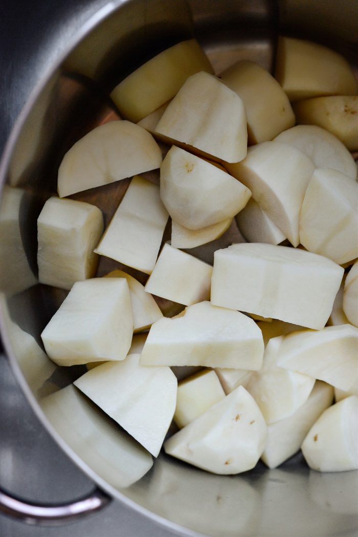 add potatoes to pot