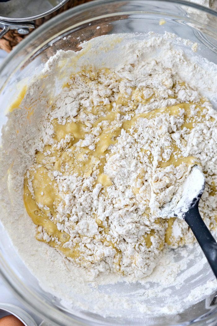 stir in flour mixture