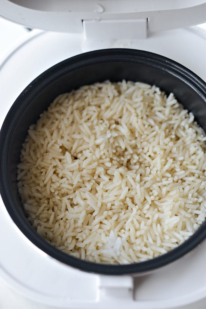 cooked protein rice