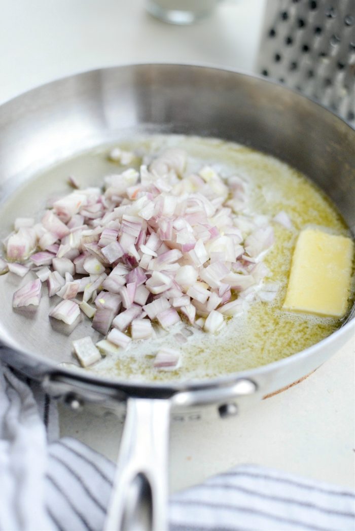 saute shallots in butter