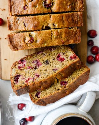 Cranberry Orange Banana Bread