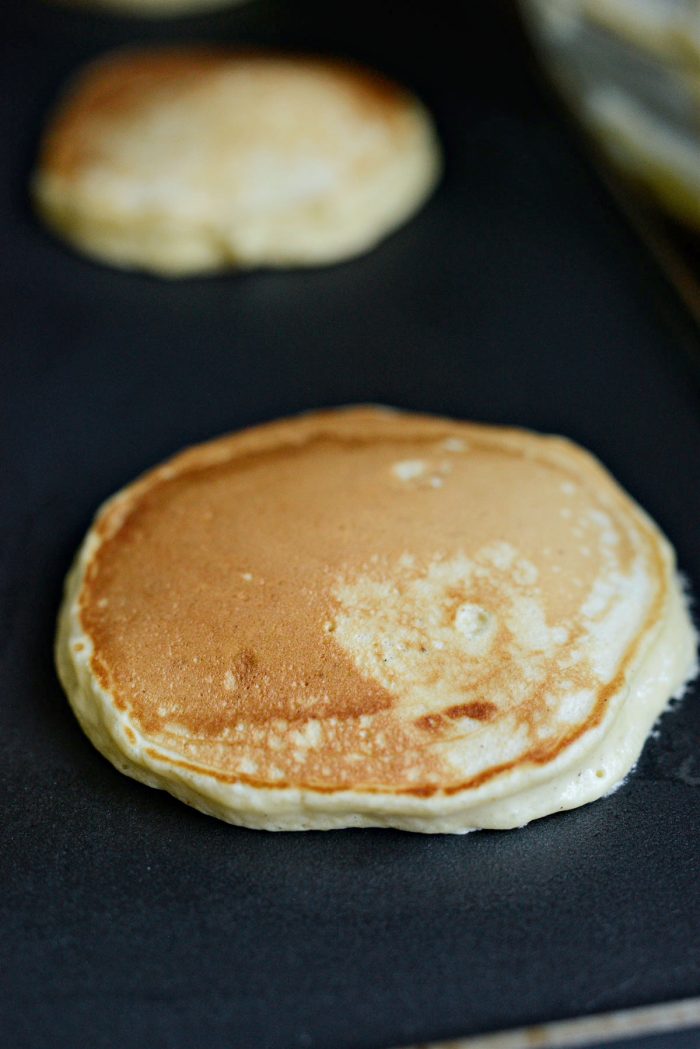 griddled Eggnog Pancakes