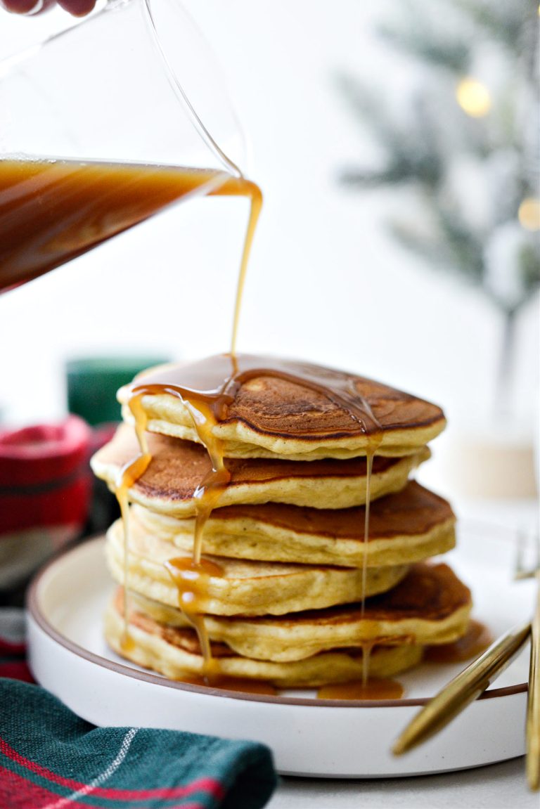 Eggnog Pancakes Simply Scratch