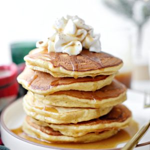 Eggnog Pancakes