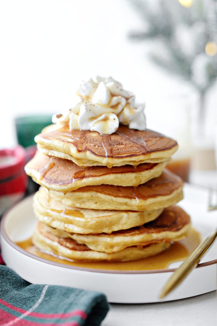 Eggnog Pancakes