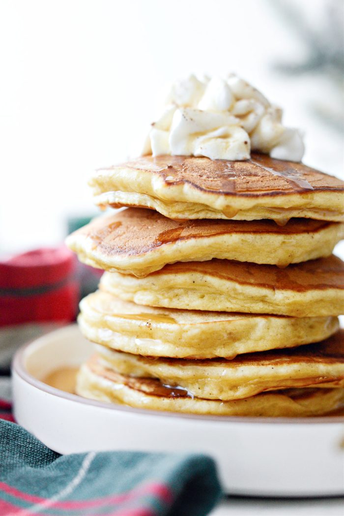 Eggnog Pancakes