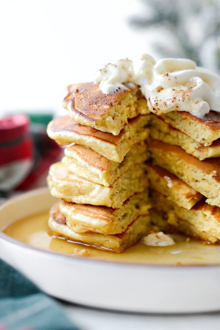 Eggnog Pancakes