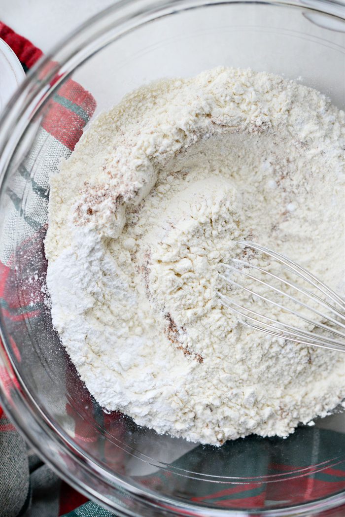 whisked dry ingredients