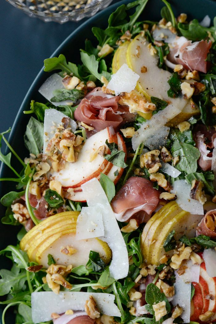 Pear and Prosciutto Arugula Salad