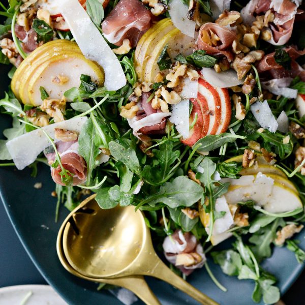 Pear and Prosciutto Arugula Salad Simply Scratch