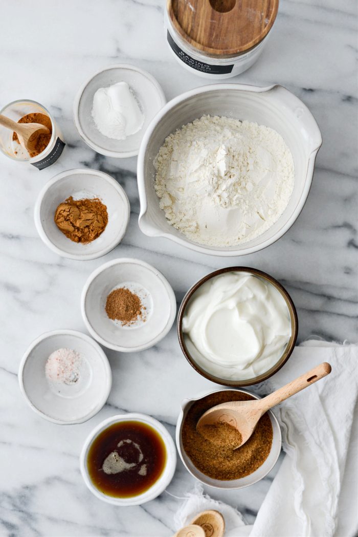 ingredients for air fryer french toast bagels