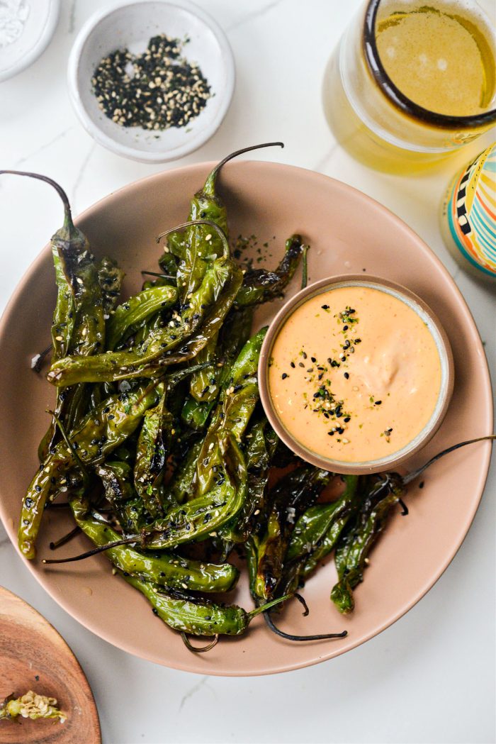 Furikake Blistered Shishito Peppers