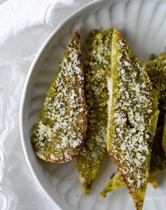 Pesto Garlic Bread