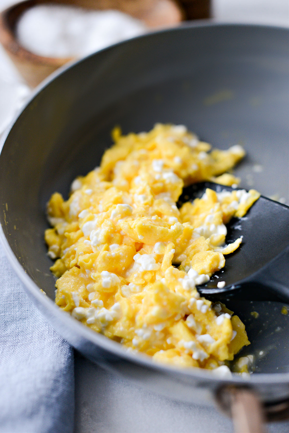 Scrambled Eggs with Cottage Cheese Simply Scratch