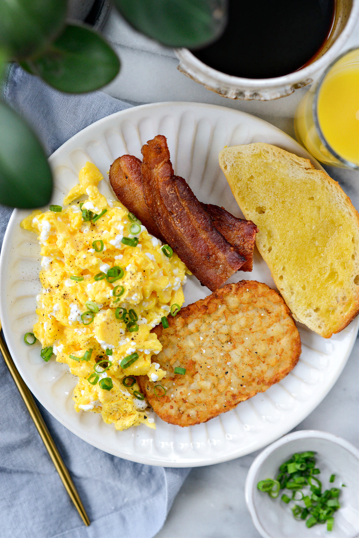 Scrambled Eggs with Cottage Cheese Simply Scratch