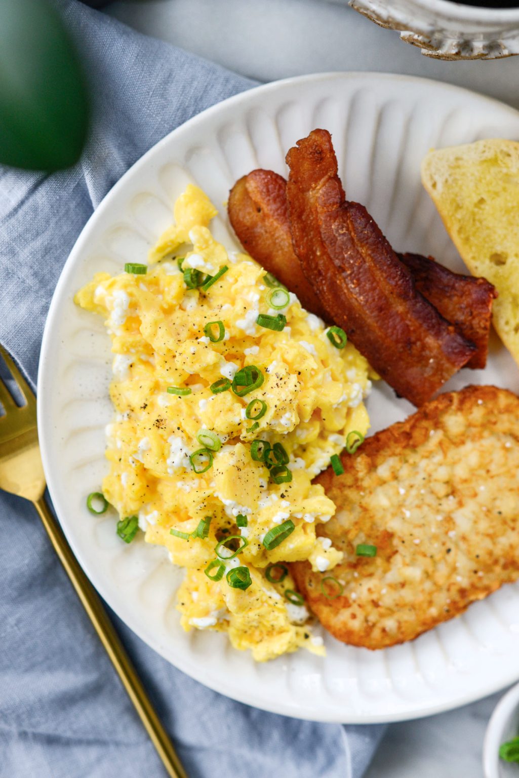 Scrambled Eggs with Cottage Cheese Simply Scratch