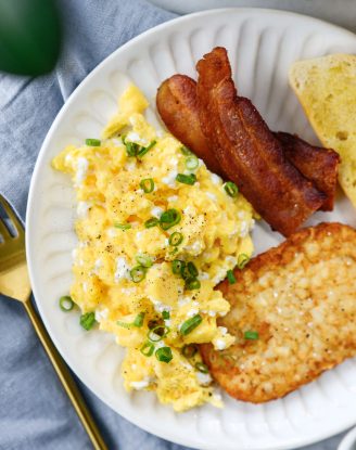 Scrambled Eggs with Cottage Cheese