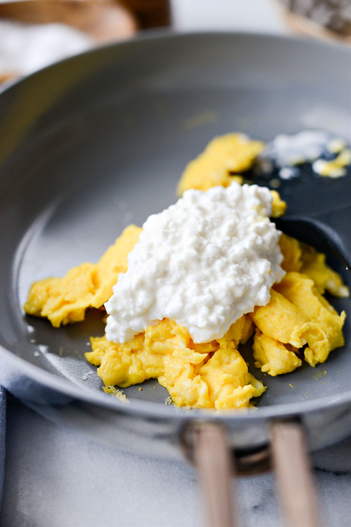 Scrambled Eggs with Cottage Cheese Simply Scratch