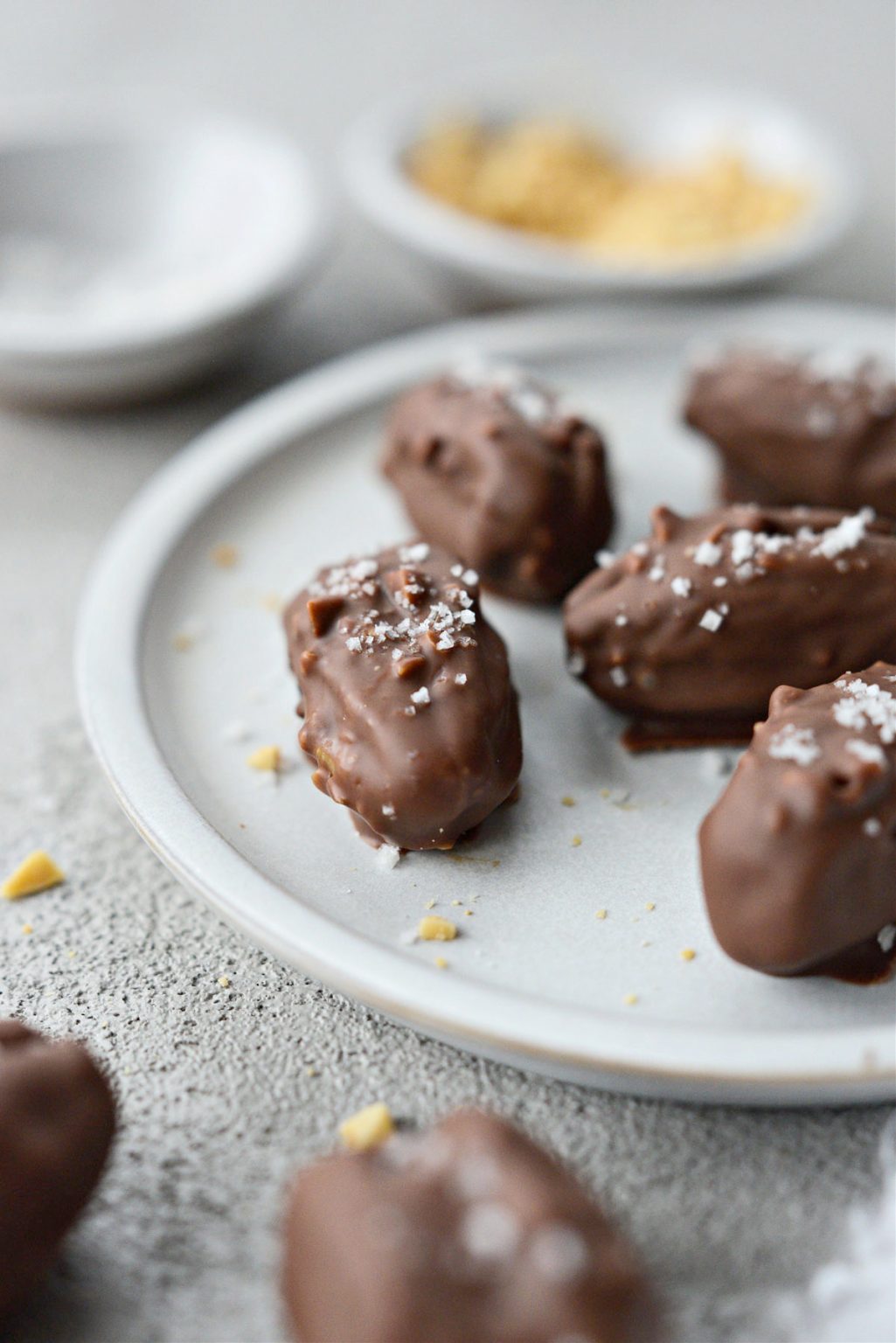 Salted Snickers Stuffed Dates Simply Scratch