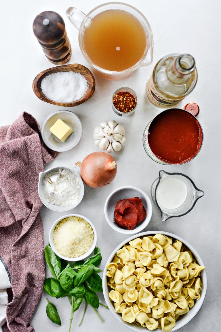 Tortellini Pasta alla Vodka Soup Simply Scratch