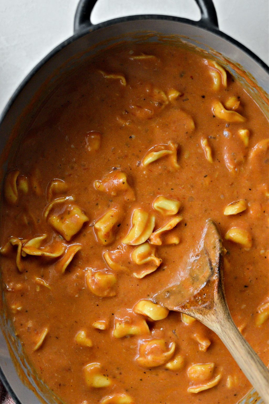 Tortellini Pasta alla Vodka Soup Simply Scratch