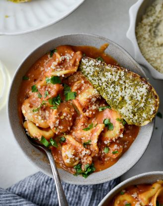 Tortellini Pasta alla Vodka Soup