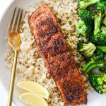 Air Fryer Blackened Salmon