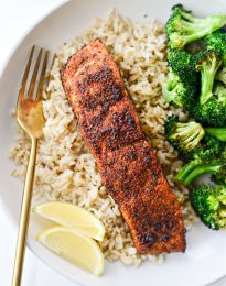 Air Fryer Blackened Salmon