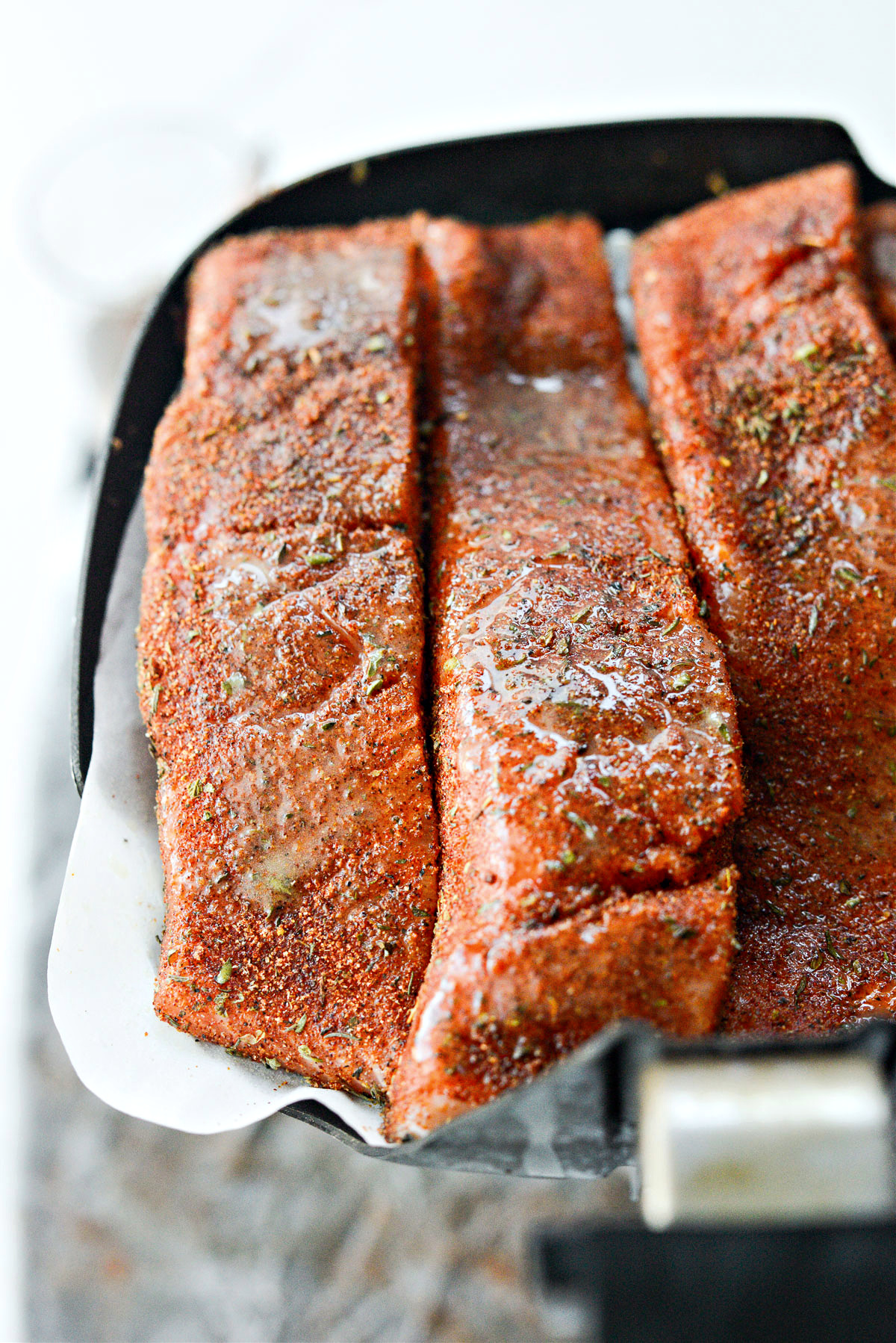 Air Fryer Blackened Salmon - Simply Scratch