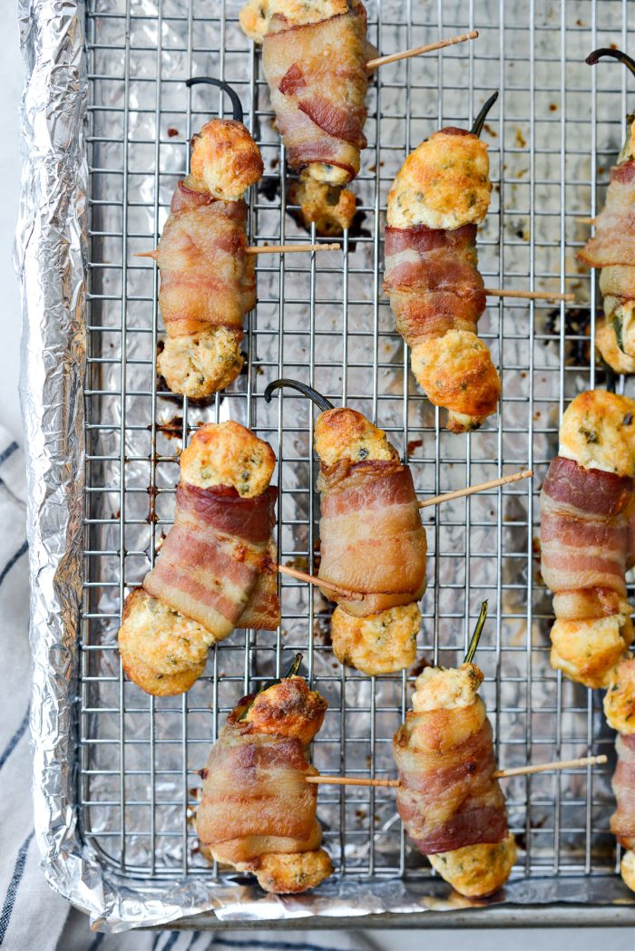 baked Bacon Wrapped Jalapenos