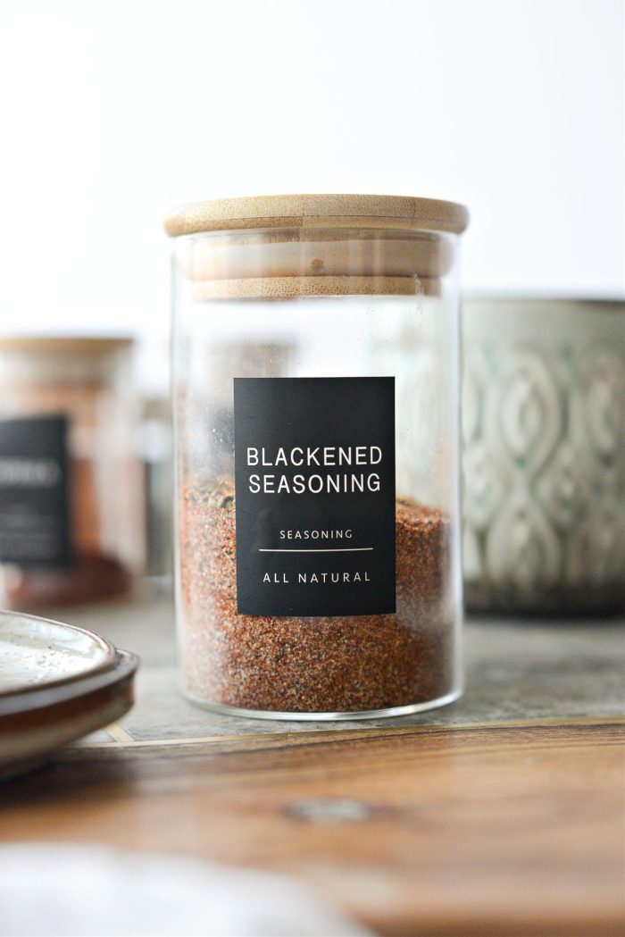 Homemade black in a jar with label