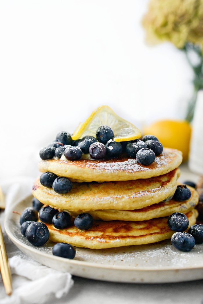 Lemon Blueberry Pancakes