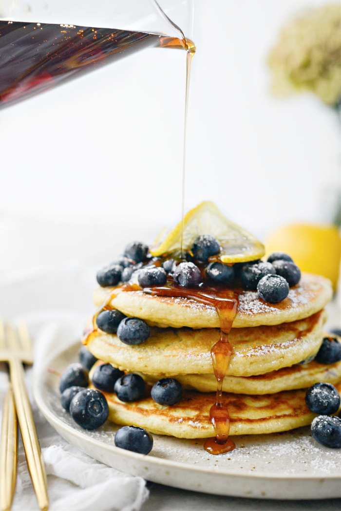 Lemon Blueberry Pancakes