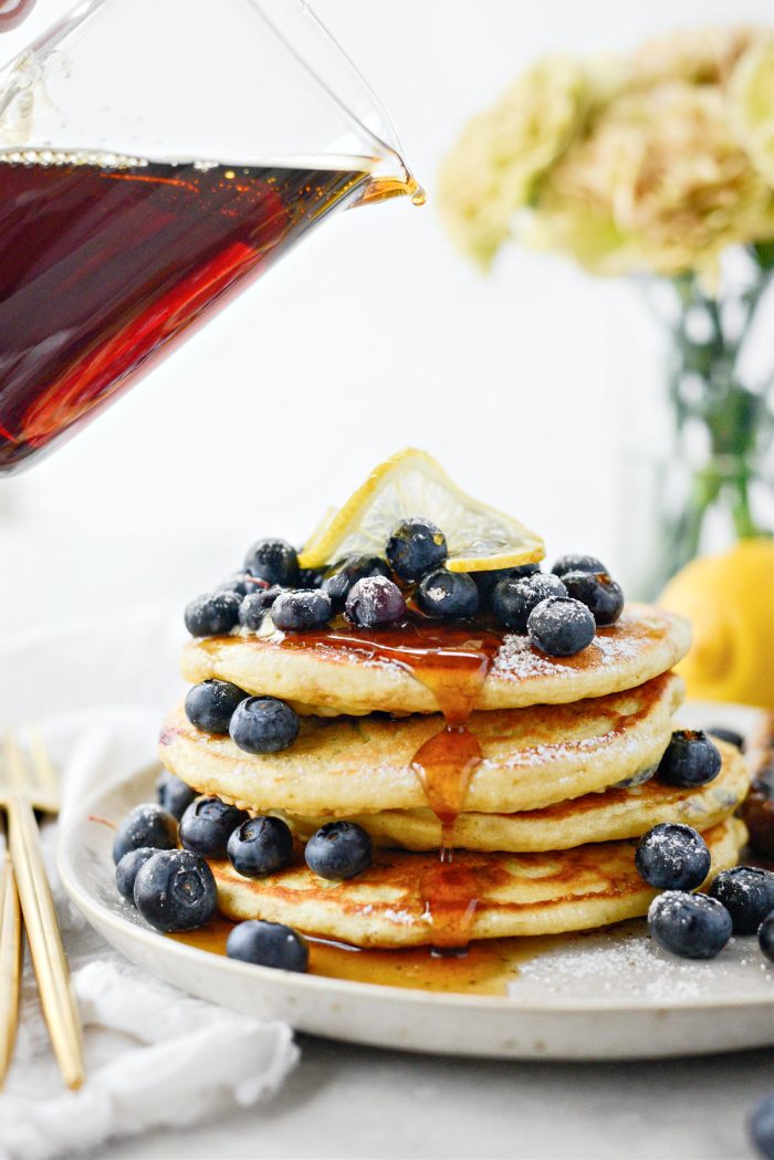 Lemon Blueberry Pancakes