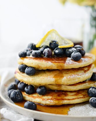 Lemon Blueberry Pancakes