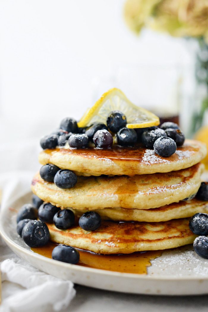 Lemon Blueberry Pancakes