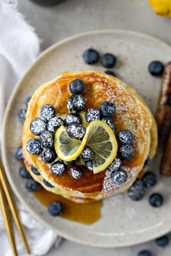 Lemon Blueberry Pancakes