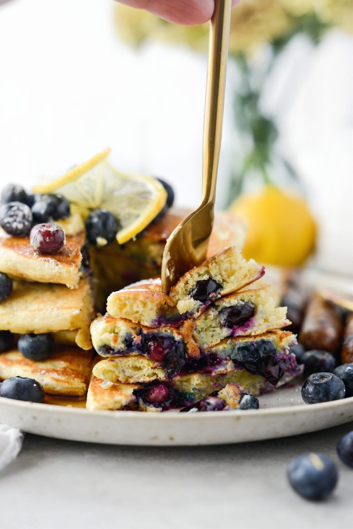 Lemon Blueberry Pancakes