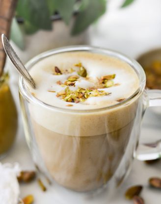 Pistachio Oatmilk Latte