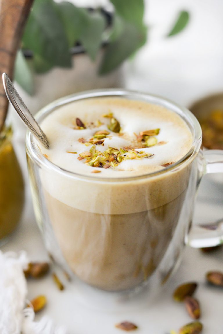 Pistachio Oat Milk Latte Simply Scratch