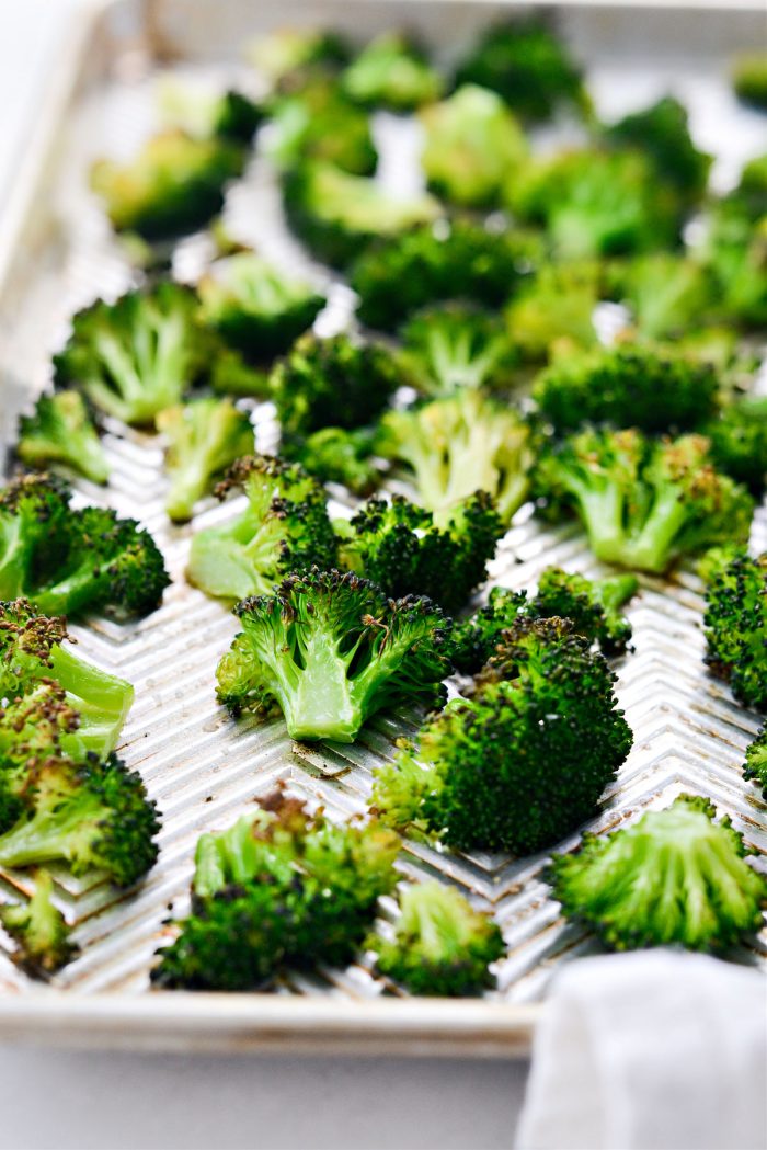 roasted broccoli.