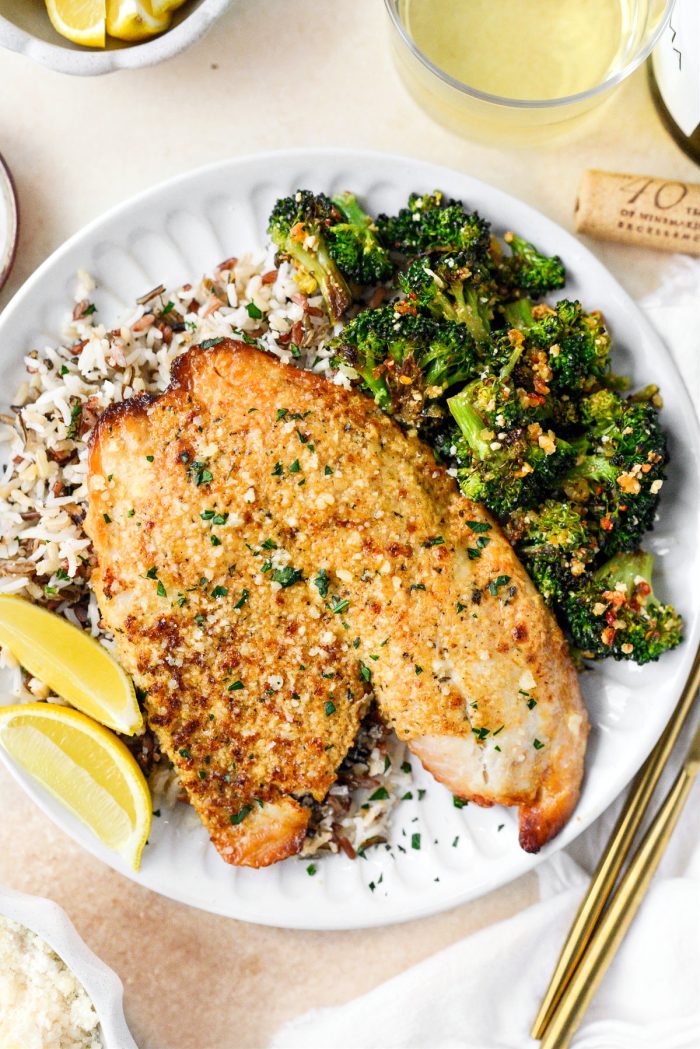 Broiled Tilapia Parmesan